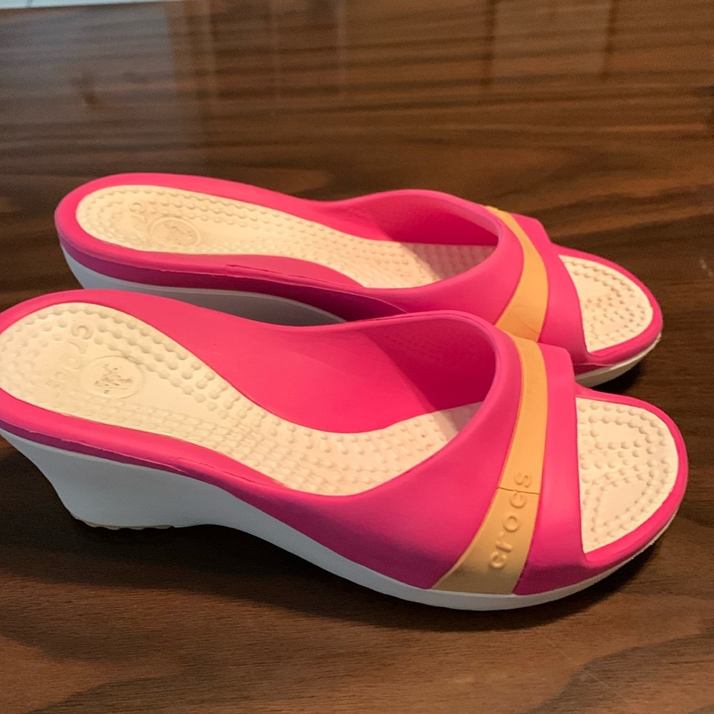 Crocs  with wedge heel